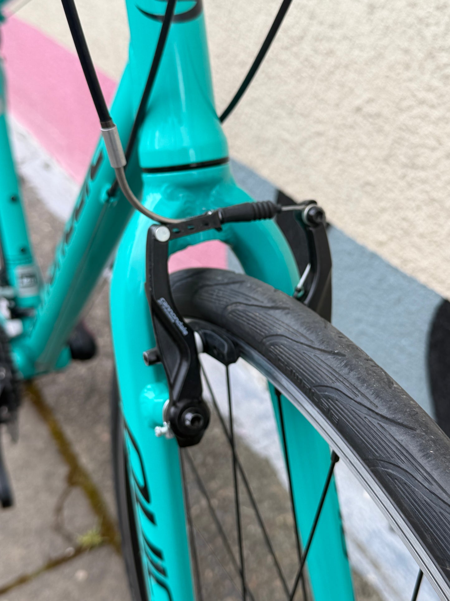 Cannondale C4 commuter TEAL hybrid bike large custom refurbished