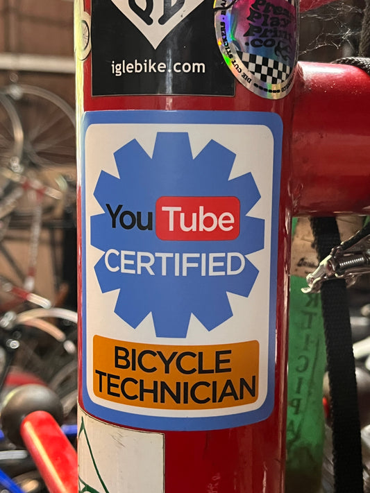 YouTube Certified STICKER 3x4" Five pack
