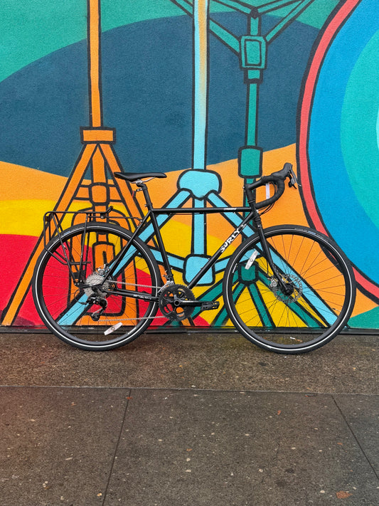 Surly straggler all road bike SRAM apex 2x10 group 700c wheels 52cm frame custom refurbished