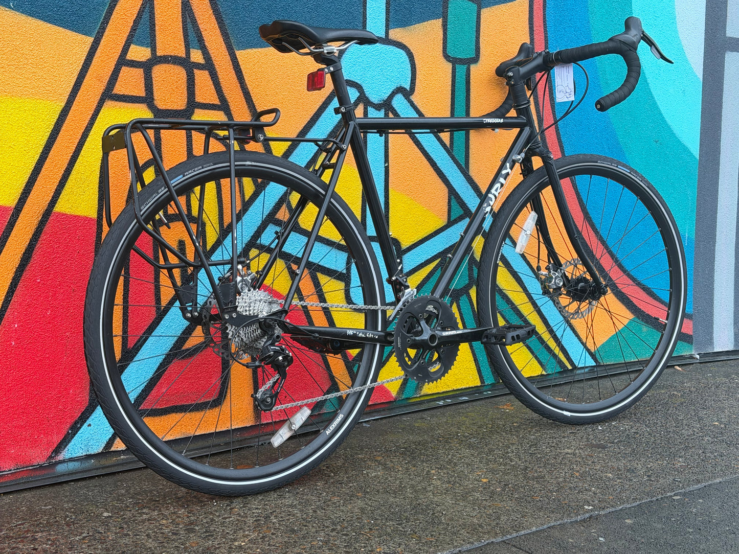 Surly straggler all road bike SRAM apex 2x10 group 700c wheels 52cm frame custom refurbished