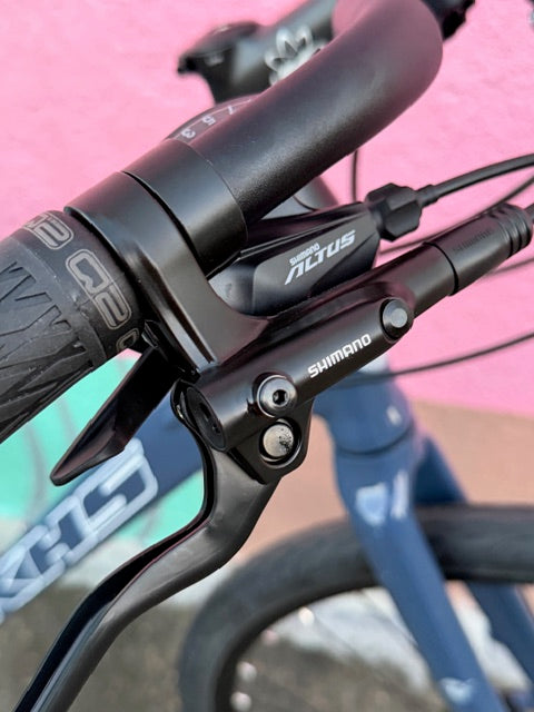 KHS XRoute 300 commuter hybrid bike 700c wheels Blue Bike Buddy