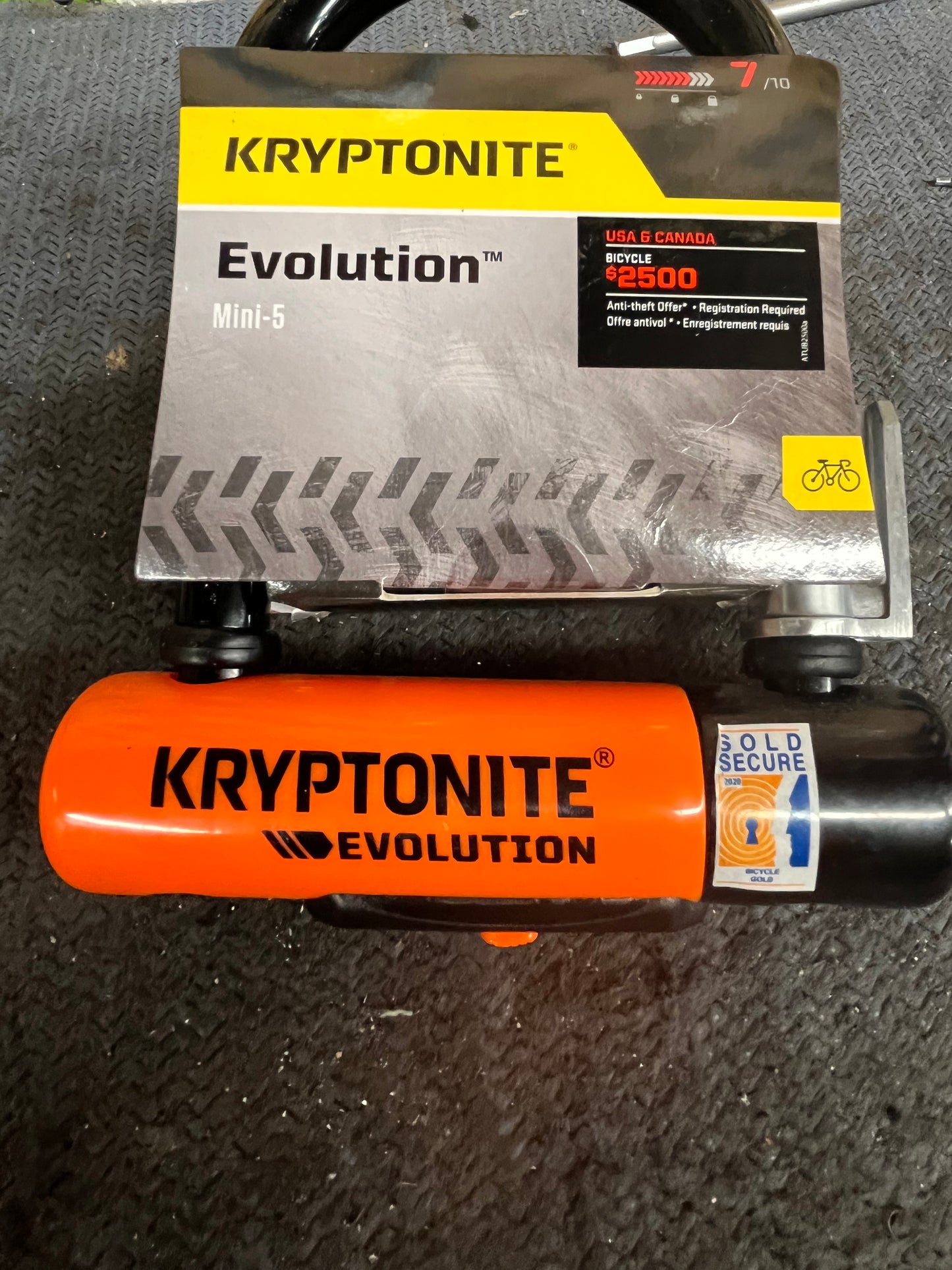 Kryptonite Evolution Mini-5 U lock