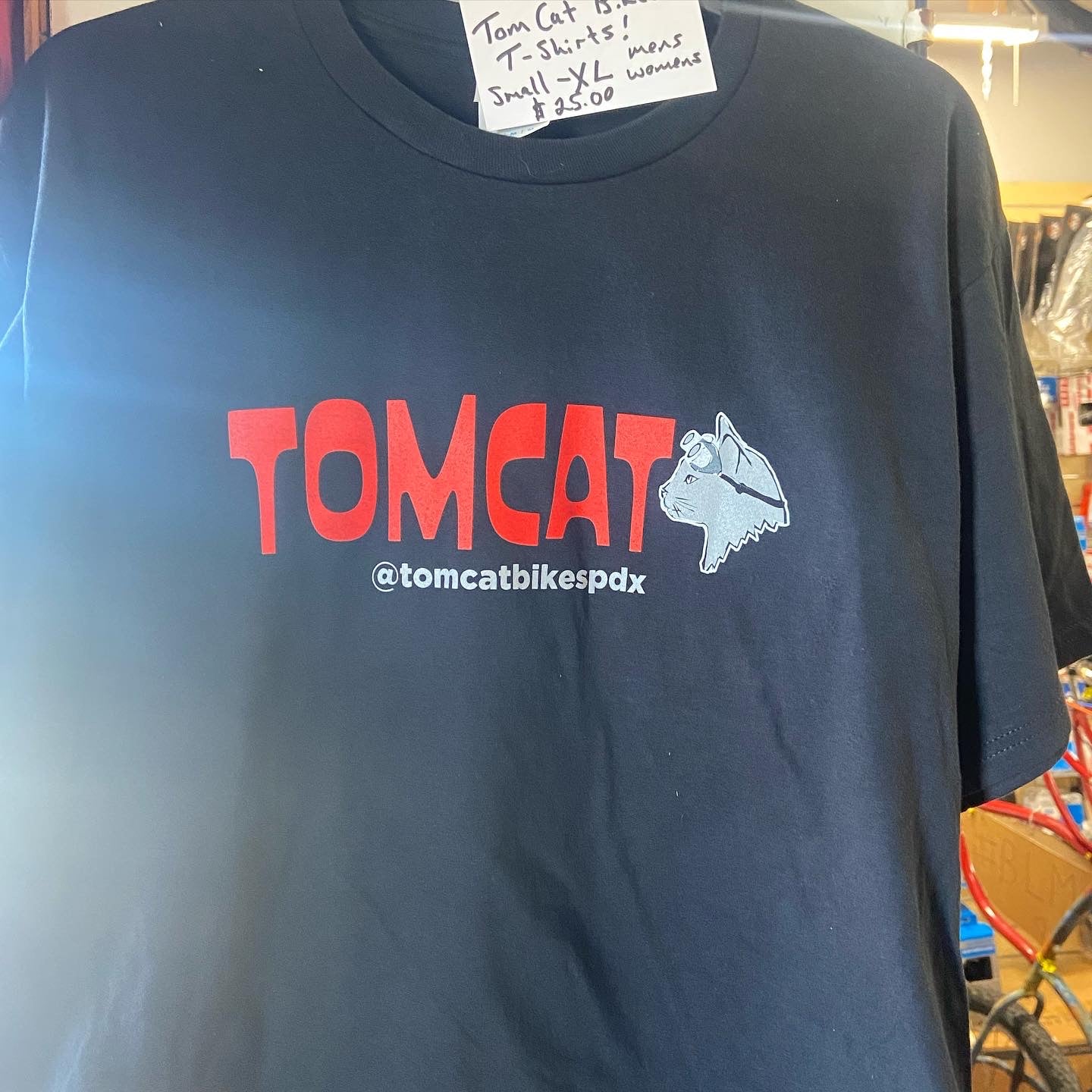 TomCat Bikes T-shirt, Femme sizes
